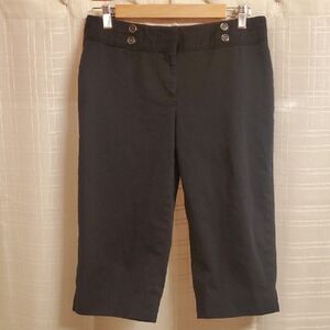 White House Black Market Pants Womens Size 6 Slim Black Peddle Pushers
